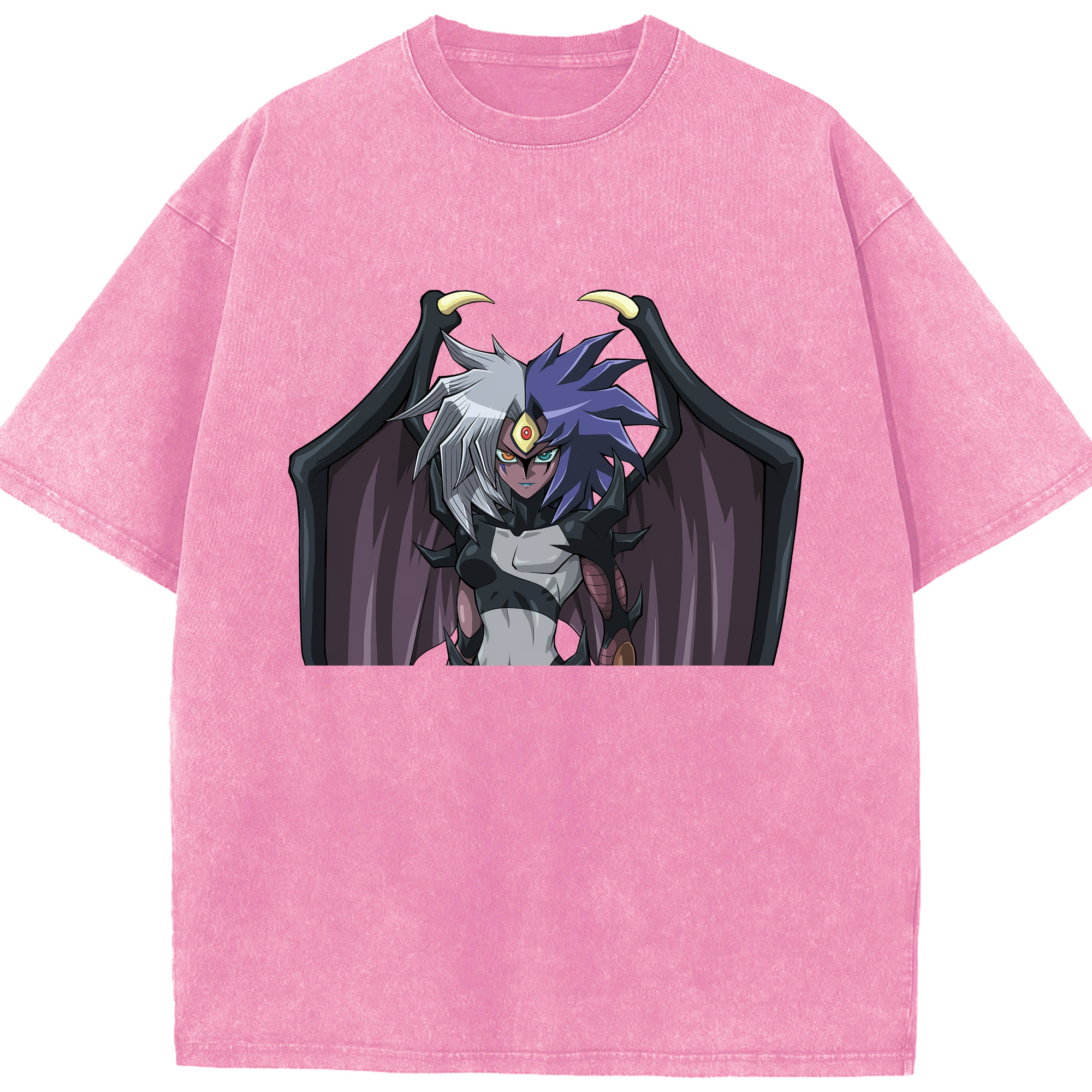 （画像用） 遊☆戯☆王 Yu-Gi-Oh! 綿100% ヴィンテージ風 半袖Tシャツ（フロントプリント）